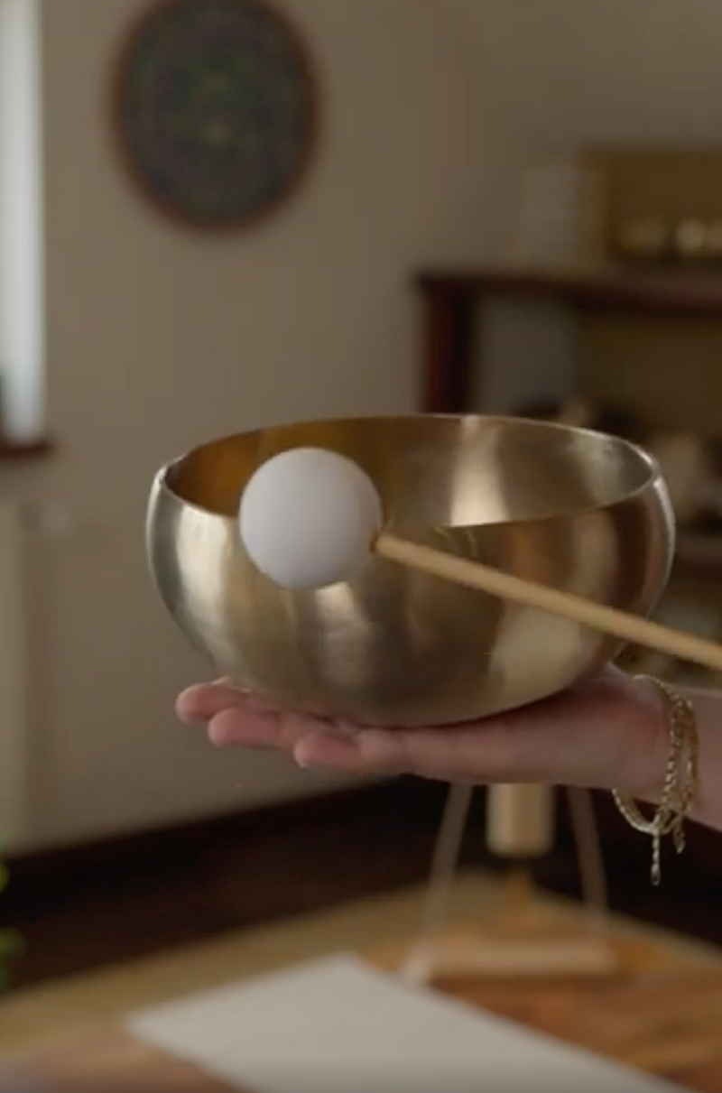 Small Heart Bowl with Pure Line Mallet